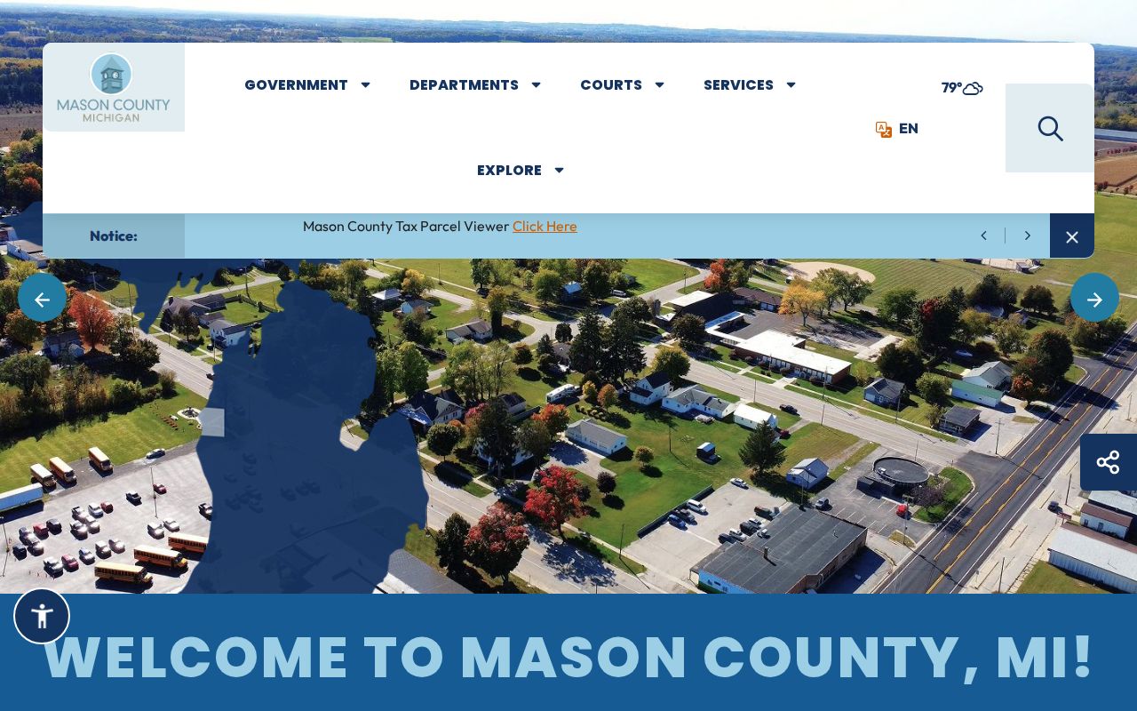 Michigan county government gateway to local court records